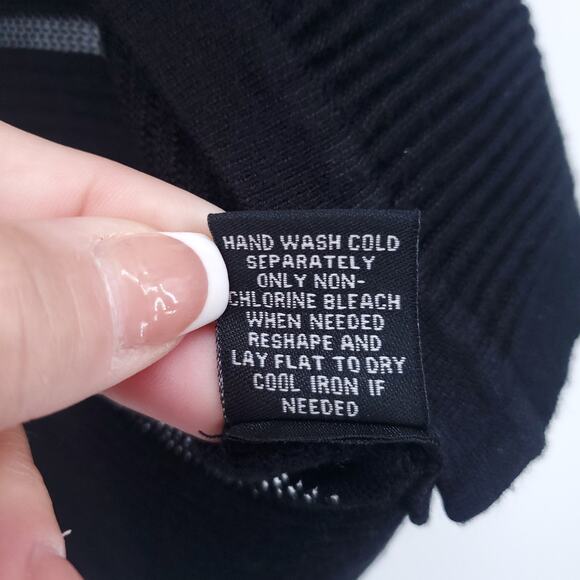 Premise Mod Versatile Minimal Crop Black Textured Short Sleeve Cardi Jacket XS - Picture 6 of 10